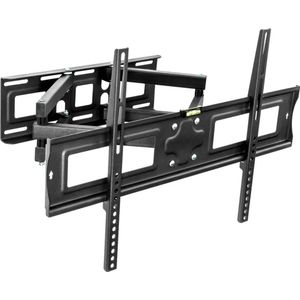 EKEO - TV Beugel - TV Beugels Draaibaar en Kantelbaar - muurbeugel tv 28 tot 75 inch - Tot 50 KG - Zwart