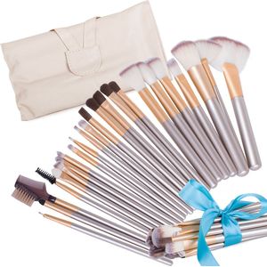 Make-up Kwasten Set - Professionele Kwasten - 18-delig met Tasje - Cosmetica Kwasten - Rheme