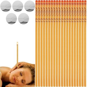 Oorkaarsen - 20 Stuks - Natuurlijke Oorkaars - Oor Reiniger - Oorsmeer Verwijderaar - Pijnloos Behandeling - Rheme