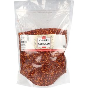 Chillies Gebroken - 1 KG Grootverpakking