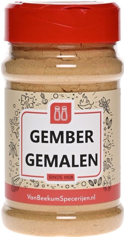 Van Beekum Specerijen - Gember Gemalen - Strooibus 100 gram