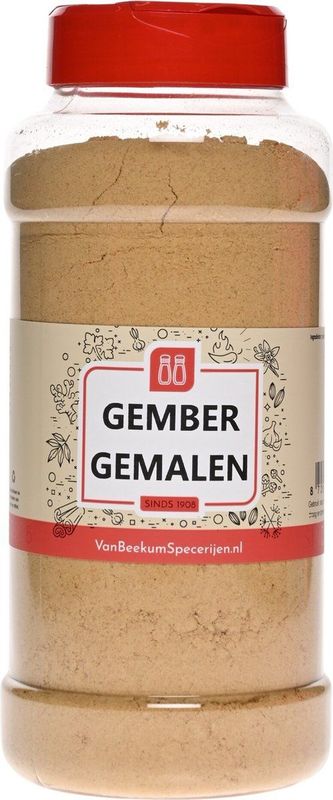 Van Beekum Specerijen - Gember Gemalen - Strooibus 300 Gram