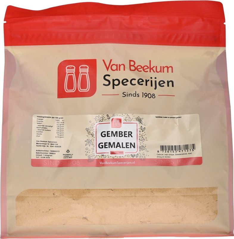 Gember Gemalen - 1 KG Grootverpakking