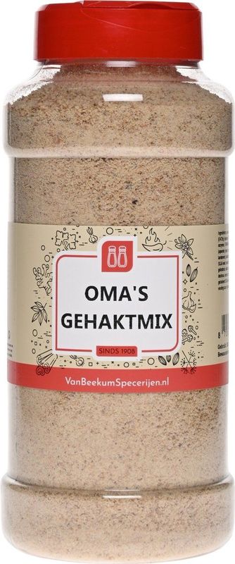 Van Beekum Specerijen - Oma's Gehaktmix - Strooibus 600 Gram