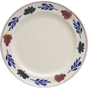 Boerenbont - Bord - 27cm - Blauw, Groen, Rood, Geel - Keramiek