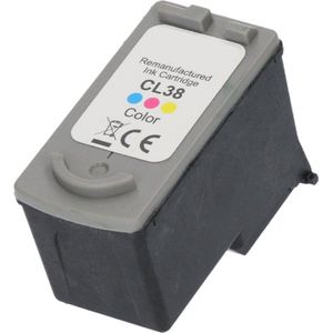 Geschikt voor Canon CL-38 XL Kleur - Geschikt voor Canon Pixma IP1800, IP2500, IP2600, MP140, MP190, MP210, MP220, MP470, MX300, MX310 - Inktpatroon - Inkt