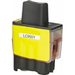 Geschikt voor Brother 900 / LC-900 inktcartridge - Geel - Geschikt voor Brother DCP-120C, DCP-115C, DCP-117C, DCP-310, DCP-340CW, MFC-3340, MFC-410, MFC-420, MFC-425, MFC-5440, MFC-5840, MFC-610, MFC-620, MFC-640, MFC-820