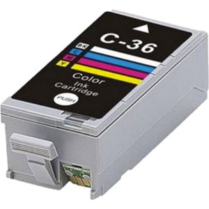 Geschikt voor Canon CLI-36 XL Kleuren - Geschikt voor Canon Pixma IP100 - IP100V - IP100P - TR150 - Inktpatroon - Inktcartridge - Inkt