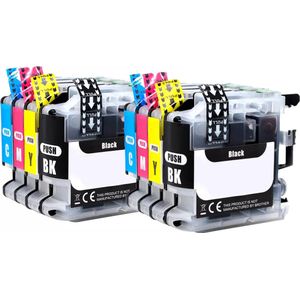 Geschikt voor Brother LC223 / LC-223 XL inktcartridges - Multipack 8 Inktpatronen - Geschikt voor Brother MFC/DCP - J5320DW - J4120DW - J4420DW - J880DW - J480DW - J4620DW - J5620DW - J680DW - J5625DW - J4625DW - J5720DW