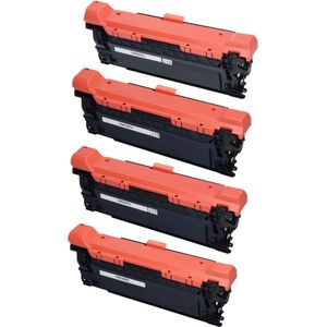 Huismerk geschikt voor HP 507A / 507X Toners - 4 Cartridges - Geschikt voor LaserJet Enterprise 500 Color M551DN - M551N - M570DW - M570DN