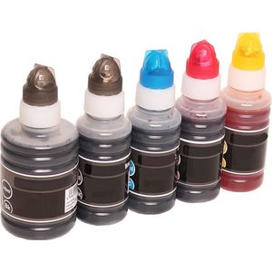 Geschikt voor Epson 105 / 106 Inktflessen - Flesjes Inkt geschikt voor Ecotank ET-7700 en ET-7750