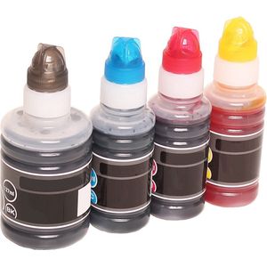 Huismerk geschikt voor Epson 104 XL Inktflessen - Geschikt voor EcoTank ET-1810 - ET-2721 - ET-2814 - ET-2820 - ET-2825