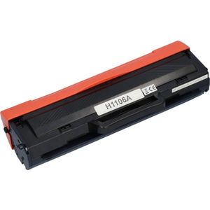 Geschikt voor HP 106A / W1106A Toner cartridge Zwart - Geschikt voor HP Laser 107A - 107W - MFP 135A - MFP 135W - MFP 137FNW