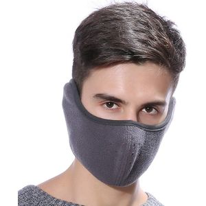Fleece Face Mask - Gezichtsmasker -Mondkapje - Oorwarmer - Gezichtswarmer - Uniseks - Zwart