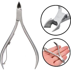 Nagelriem Knipper I Cuticle Remover I  Cuticle Knipper  I Bokkeppotje I Nagelverzorging I RVS