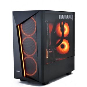 AMD Ryzen 9 5900XT High-End LIQUID COOLED Game PC - RTX 5070 Ti 16GB - 32GB RAM - 2TB Gen4 NVMe SSD - ASUS Rog Strix - Gamdias Atlas M1 Aquarium Case