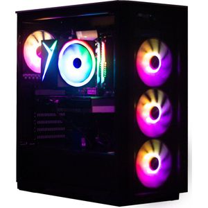 AMD Ryzen 7 5700X3D High-End Game PC - RTX 5080 16GB - ASUS Rog Strix - 32GB RGB RAM - 1TB M2.0 Gen4 - Wifi 6.0/Bluetooth 5.2 - Sharkoon TG6