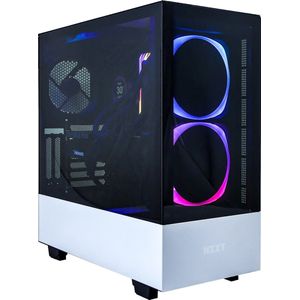 AMD Ryzen 7 8700 High-End Game PC WATERKOELING - RTX 5060 - 32GB DDR5 RGB - 1TB SSD - B650 Gaming X AX - WiFi 6E|Bluetooth 5.3|LAN 2.5Gbps - Sharkoon AK6 RGB White Aquarium Case