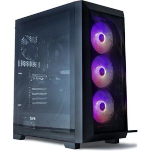 AMD Ryzen 7 5700X RGB Game Computer / Gaming PC - 16GB (2x8) RAM - 500GB SSD - RTX 5070 Ti 16GB - WIFI - Win11 PRO - Aura GC2