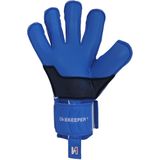 Onekeeper vector pupil keeperhandschoenen in de kleur blauw.