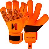 Onekeeper vector pupil fluo keeperhandschoenen in de kleur oranje.