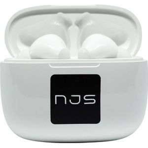 NJS Earbuds Pro - BS09 - Oortjes Draadloos - Earbuds Wireless - Bluetooth Oordopjes - USB C - Wit