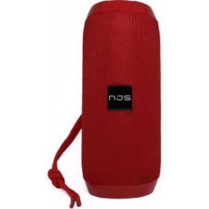 NJS 017 - Bluetooth speaker - Muziek box - Draadloos - 10 watt - Rood