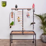 Keddoc Play Stand Iowa - Vogelverblijven - 92x54x142 cm Donkergrijs