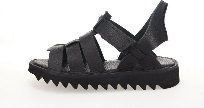 Loints of Holland Soren Sandalen Leder Black in