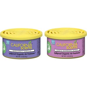 California Scents Luchtverfrisser monterey Vanillia + Santa Barbara Berry
