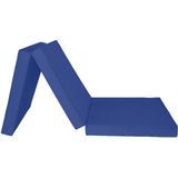 Logeermatras - Navy Blauw - Camping Matras - Reismatras - Opvouwbaar Matras - 195 X 70 X 8