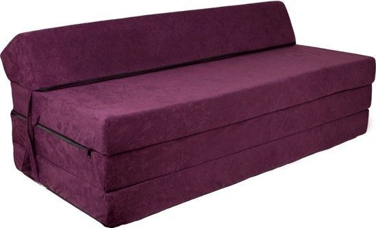 Viking Choice Opvouwbaar Matras met Hoofdkussen - Wasbare Hoes - 200cm x 120cm x 10cm