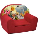 Viking Choice Luxe Kinderstoel - Kinderfauteuil - Rood - Eenvoudig te Reinigen - Ergonomisch Design - Hoge Kwaliteit
