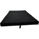 Logeermatras - camping matras - reismatras - opvouwbaar matras - 80 x 200 x 10 - zwart