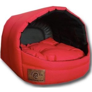 Hondenmand - kleine hond - box 45 x 49 x 36 cm - rood - hondenbed