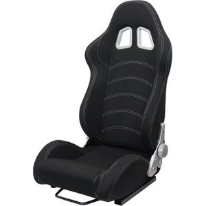 TENZO-R - Sportstoel - Zwart - Gestoffeerd - Inclusief Rails