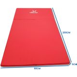 Fitness matras opvouwbaar 80x200x5 waterdicht