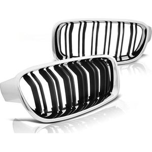 Grill BMW F30 / F31 10 11- M3 LOOK CHROOM ZWART