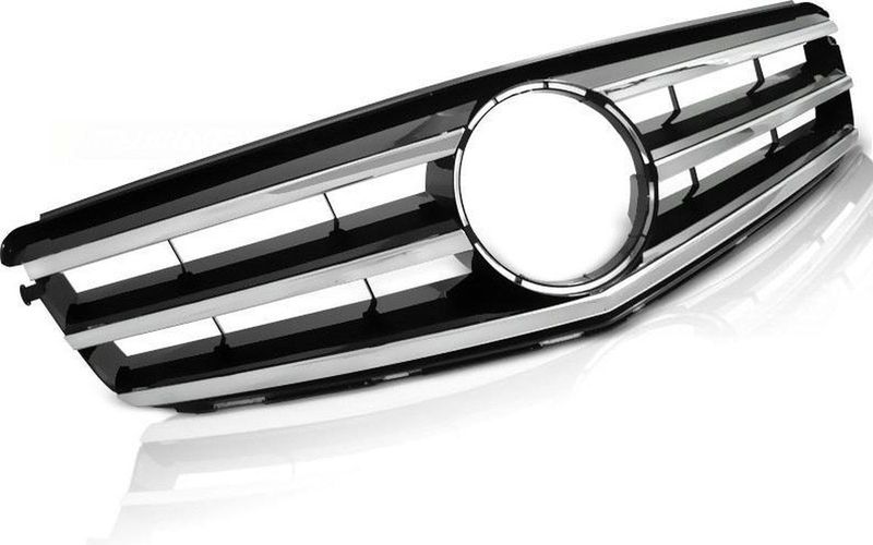 Grill MERCEDES W204 07-14 AVANTGARDE CHROOM-BLACK