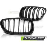 Grill geschikt voor BMW E60/E61 07 03-10 glanzend zwart dubbele stang M-Look