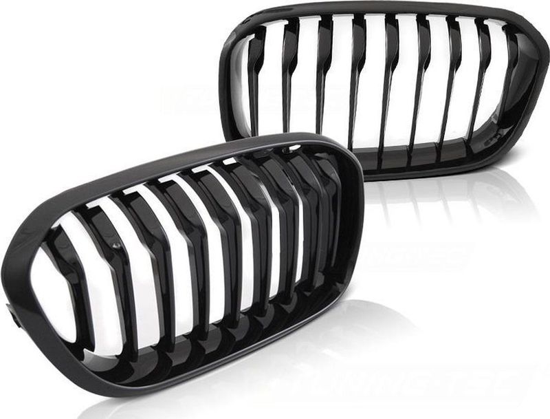 Grill BMW F20 F21 LCI 15-18 GLANZEND ZWART