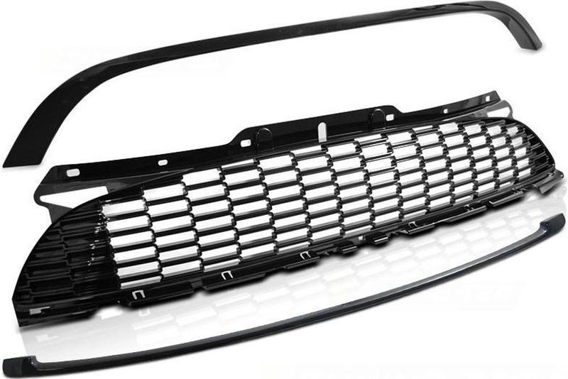 Grill MINI COOPER S/JCW 06-14 R56/57/55 GLANZEND ZWART