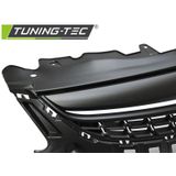 Grill - Opel Corsa D - Mat Zwart - Plug & Play Installatie