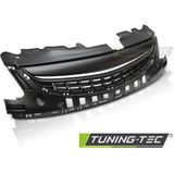 Grill - Opel Corsa D - Mat Zwart - Plug & Play Installatie