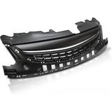 Grill - Opel Corsa D - Mat Zwart - Plug & Play Installatie
