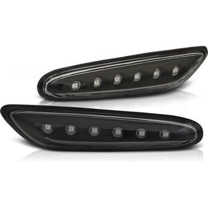 Zijkant knipperlichten BMW E46 09 01-03 05 ZWART LED