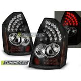 Achterlichten - Chrysler 300C - Zwart - LED - Set van Twee