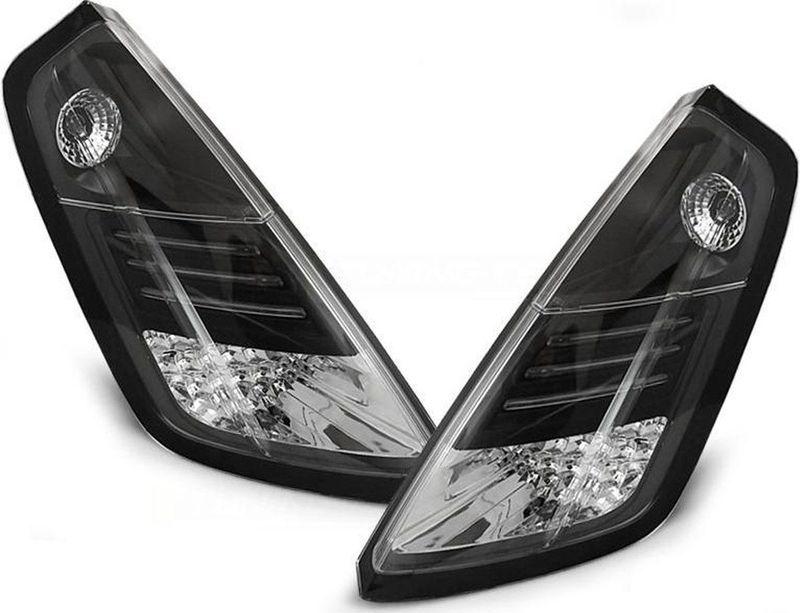 Achterlichten FIAT GRANDE PUNTO 09 05-09 ZWART LED