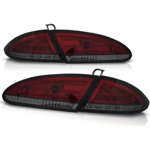 Achterlichten - Seat Leon 06 05-09 - Rood Smoke - LED - E-gemarkeerd