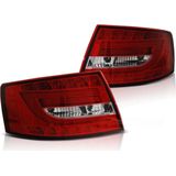 Achterlichten AUDI A6 C6 SEDAN 04 04-08 ROOD HELDER LED 7PIN